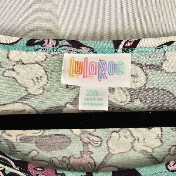 Disney Mickey Mouse 2XL LuLaRoe Irma Shirt - Picture 2 of 5